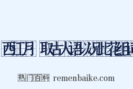 西江月·取古人语以况此花组词是什么意思的图片